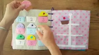 Quiet Book Page by Stuff Susie Made: Counting Cupcakes