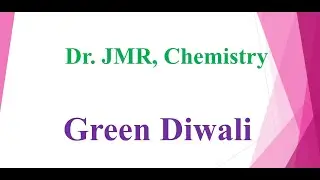 Green Diwali - JMR CHEMISTRY