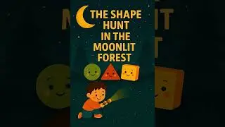 The Shape Hunt in the Moonlit Forest - Educational Bedtime Story