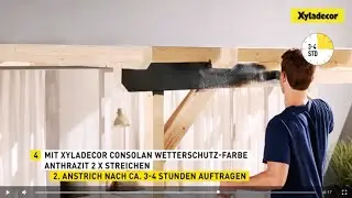 So streichst du eine Pergola 🎨  (mit Video-Tutorial)