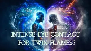 Intense eye contact for twin flames?