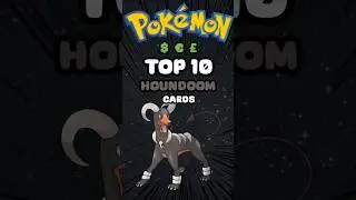 Top 10 Most Expensive HOUNDOOM Cards (RAW PRICES - Summer 2024) #shorts #houndoom #pokemon #tcg