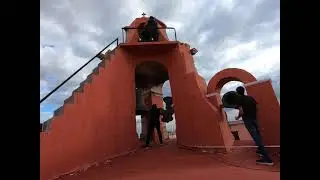 Segunda llamada con repique, segunda espadaña del templo de san Diego en Aguascalientes