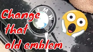 BMW E90 E92 E46 E36 E60 82mm Hood Emblem/Logo Replacement HOW TO | EASY