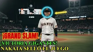 ¡Grand Slam de Nakata sella 3ra victoria Gigantes! Polanco, 9 turnos (14/5 Highlights)
