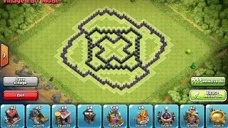 Clash of clans - Town hall 8 (TH8) Farming base (antihog, giant)