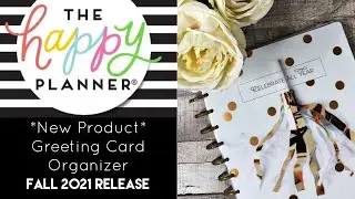 *New Product* Greeting Card Organizer | Fall 2021 Release | The Happy Planner
