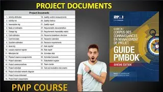PMP Course: 0-17 - Project Documents - All list