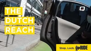The Dutch Reach | Almost Dooring | Caught on the Cycliq Fly12