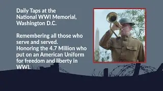 Wednesday 01/14/2026: Daily Taps at the National WWI Memorial in Washington, DC