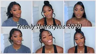 5 EASY & TRENDY HAIRSTYLES ON NATURAL TYPE 4 HAIR | Zekerah Johnson