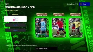 Italian League MVP ! POTW Worldwide Mar 7 '24 Pack Opening in eFootball 2024
