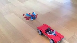 Stikbot Blue Run Over By Agent Coulson
