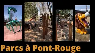 Parcs &agrave; Pont-Rouge - Playgrounds in Pont-Rouge (Qu&eacute;bec / Canada)