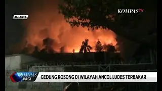 Gedung Kosong di Ancol Ini Ludes Terbakar