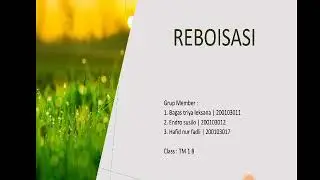 The small action : big impact (reboisasi)TMIB-PNC-BHS INGGRIS