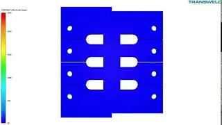 Laser beam welding simulation of two plates - TRANSWELD&reg;