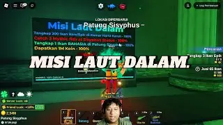 CARA MENYELESAIKAN MISI LAUT DALAM! DAPET GHOSTFINN ROD BUAT MANCING MEGALODON!! | Roblox Fish It