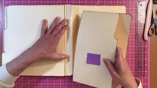 Vintage Botanical File Folder Album Tutorial Part 5