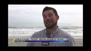 My wedding on the news