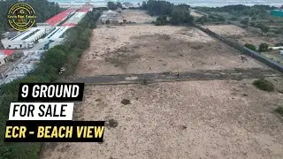 ID 2557 -  Beach View Land For Sale in ECR || North East Corner || 30Ft Road || Kuvathur