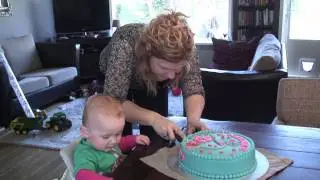Nienke's eerste verjaardag