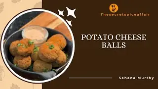 Crispy Potato Cheese Balls in Airfryer | Cheesy Snack Without Deep Frying | Easy Veg Starter