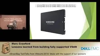 Marc Crawford - Lessons learned from building fully supported VSAN