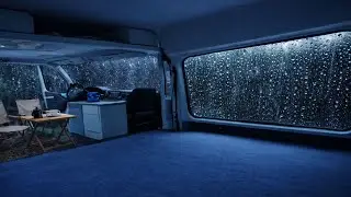 Relaxing Rain Sounds Inside a Car | Focus, Sleep, Calm