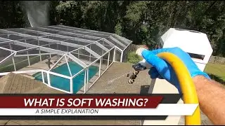 What is soft washing? What chemicals are used during the pressure washing & soft wash process?