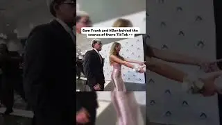 Sam Frank and N3on behind the scenes of there TikTok #samfrank #samxfrank