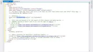 Bootstrap setup