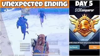 Day 5 - Unexpected Ending In Conqueror Tier! | PUBG Mobile | Mr Spike