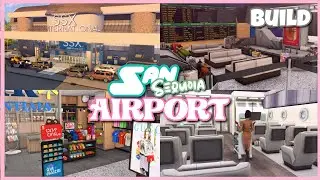 I built a REALISTIC airport in the sims ✈️ | cc folder + download | the sims 4  |
