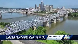 Funding secured for first stage of repairs to begin on Purple People Bridge