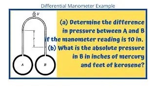 Differential manometer sample problem