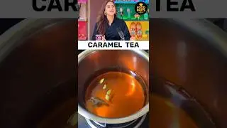 Krystle D'Souza Caramel Tea #shorts #recipe #viralrecipe #tea