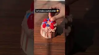 Custom Cake Candle 🎂 order details in description 👇