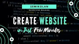 How to Create Website in just few minutes | Tailwind | Tailblock | SemiKolan