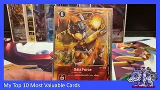 My Top 10 Most Valuable Cards! - Digimon TCG