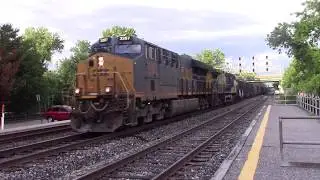 E783 MTY Coal Train going the Cap Sub