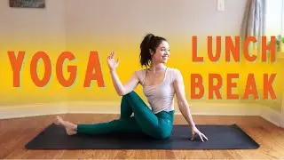 10 Minute Yoga Lunch Break - Quick + Gentle Midday Breathe + Flow