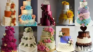 ✨🌼Three tier cake design/anniversary chocolate cake design/three layer ke design/3 step cake design
