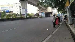 CM KCR convoy in Hyderabad begumpet