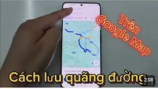 C&aacute;ch Lưu Qu&atilde;ng Đường Đ&atilde; Đi Tr&ecirc;n Google Map