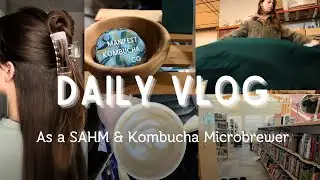 CHATTY spend the day with me // oura ring sizing, library visit, winter market, thrifting thoughts