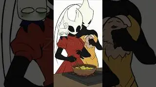 Hornet & Knight: Hornet Cocina...🐕 Part 3 #animation #meme #silksong #art #hornet