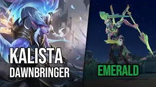 Emerald Dawnbringer Kalista Skin | League of Legends