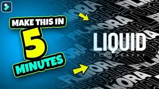 EASY Liquid Typography Animation | Filmora 11 Tutorials