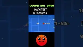 geometry dash math test #geometrydash #trending #feedshorts #fly